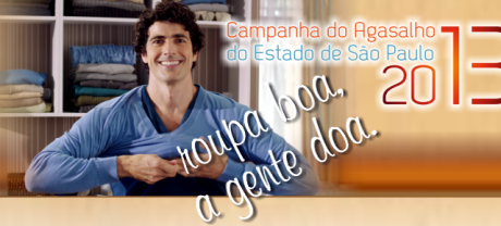 A campanha 2013 é apadrinhada pelo ator Reinaldo Gianecchini.